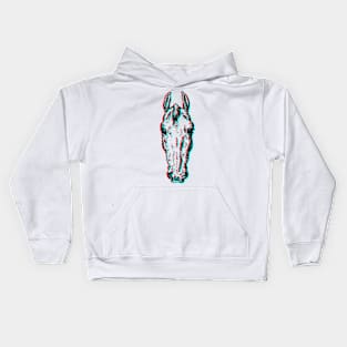 3D horse head Kids Hoodie